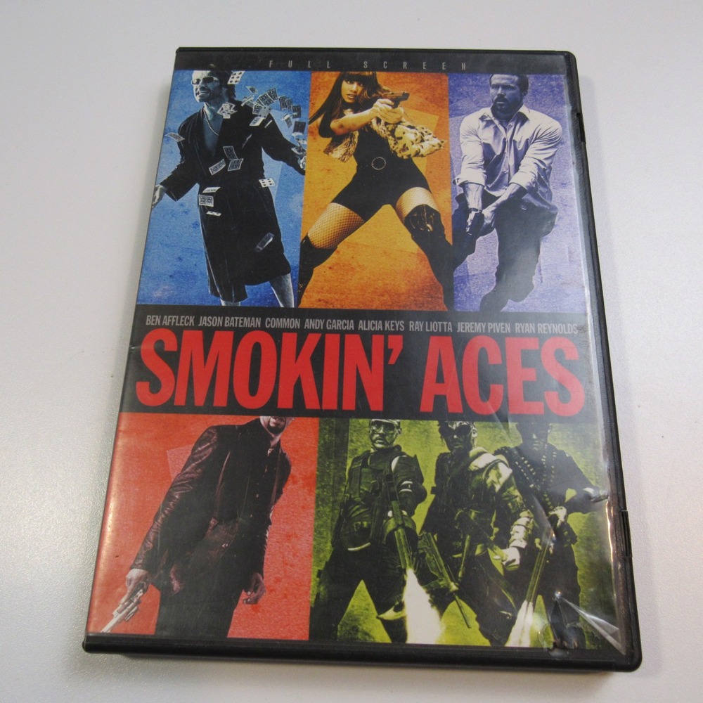 Smokin Aces Full Screen DVD Movie Action Comedy Ben Affleck Ray‎ Liotta